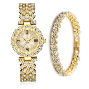 Full Steel Rhinestone Women Ladies