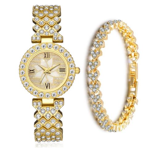 Full Steel Rhinestone Women Ladies